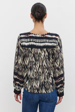 Load image into Gallery viewer, Velvet Ikat Abrielle Blouse
