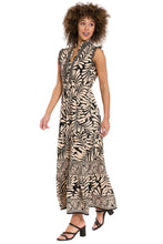 Load image into Gallery viewer, London Times Palm Print Maxi Dress
