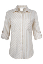 Load image into Gallery viewer, Finley Natural Stripe Teigan Shirt
