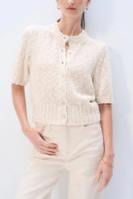 Load image into Gallery viewer, White &amp; Warren Marled Cotton Blend Top
