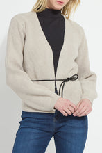 Load image into Gallery viewer, Lysse Ravenna Peplum Knitted Cardigan
