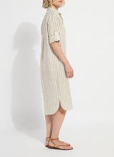 Load image into Gallery viewer, Lysse Juniper Linen Tunic Shirt Dress
