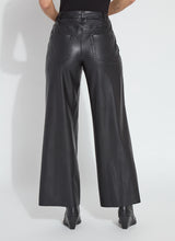 Load image into Gallery viewer, Lysse Wren Hi Waist Wide Leg Vegan Leather Pant
