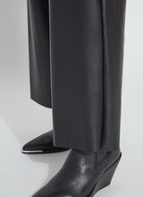 Load image into Gallery viewer, Lysse Wren Hi Waist Wide Leg Vegan Leather Pant
