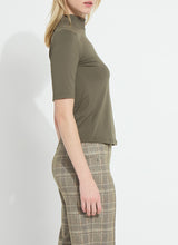 Load image into Gallery viewer, Lysse Clara Mockneck Elbow Sleeve Top

