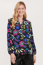 Load image into Gallery viewer, Tyler Boe Maggie Silk Floral Blouse
